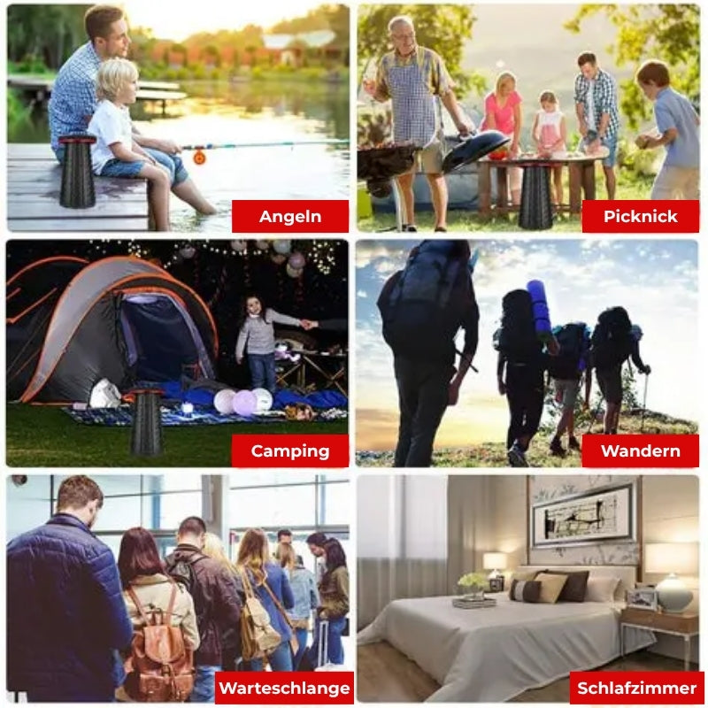 FlexiSit – Dein tragbarer Stuhl für unterwegs
