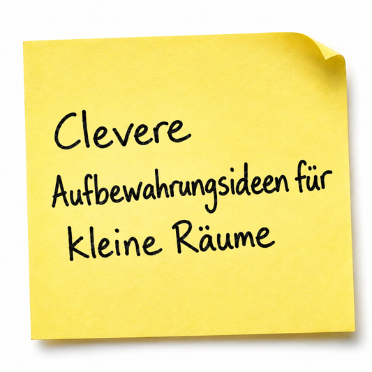 Günstige Aufbewahrungsideen für kleine Räume