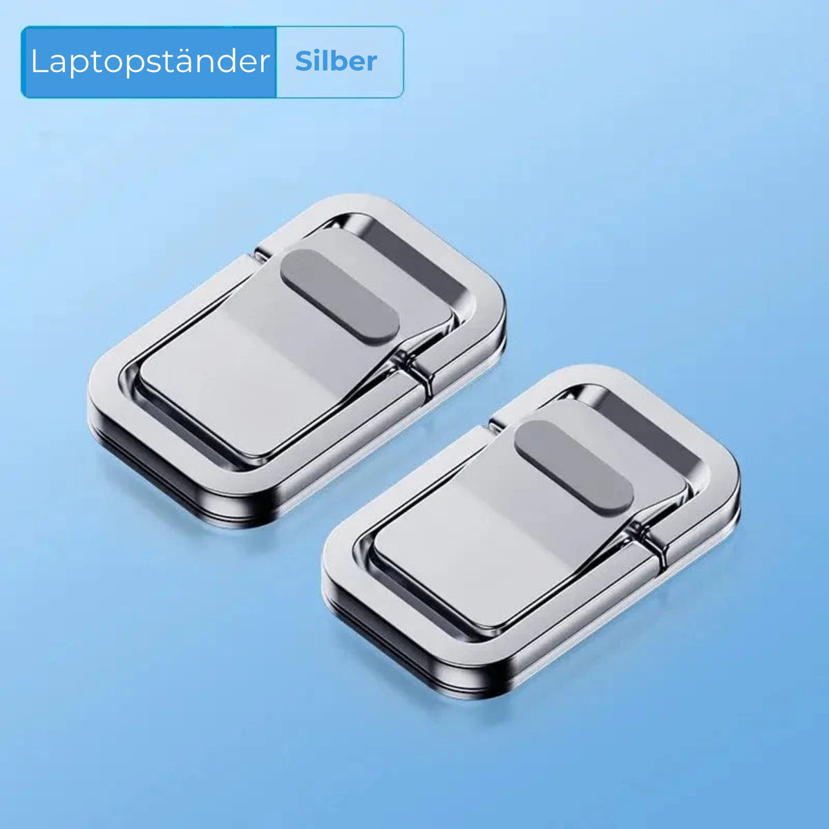 Unsichtbarer Laptopständer aus Aluminium (2 Stück)