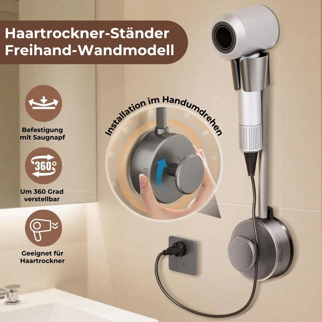 Freihandhalterung für den Haartrockner