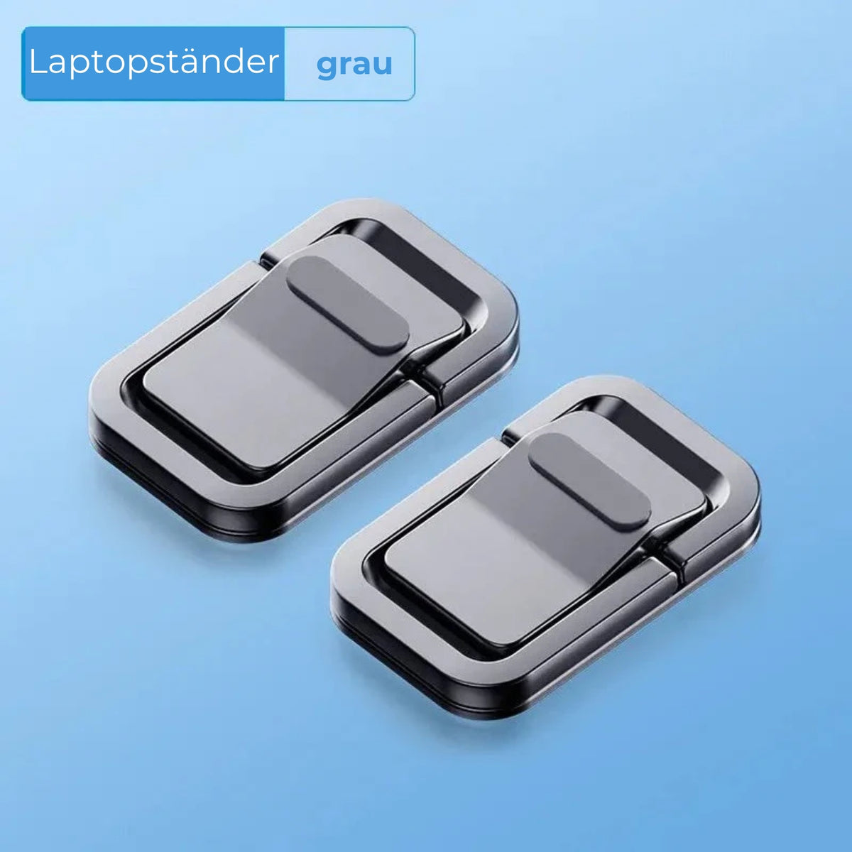 Unsichtbarer Laptopständer aus Aluminium (2 Stück)