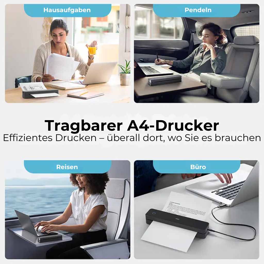 Tintenloser tragbarer Drucker