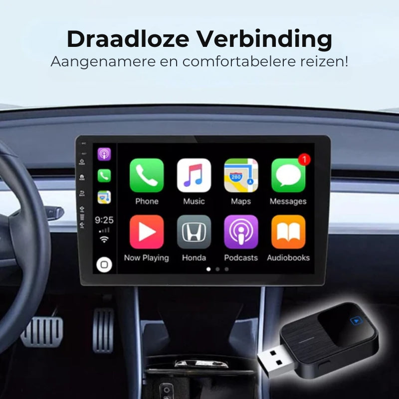 Drahtloser 2-in-1-Adapter für CarPlay und Android Auto mit USB-Stecker