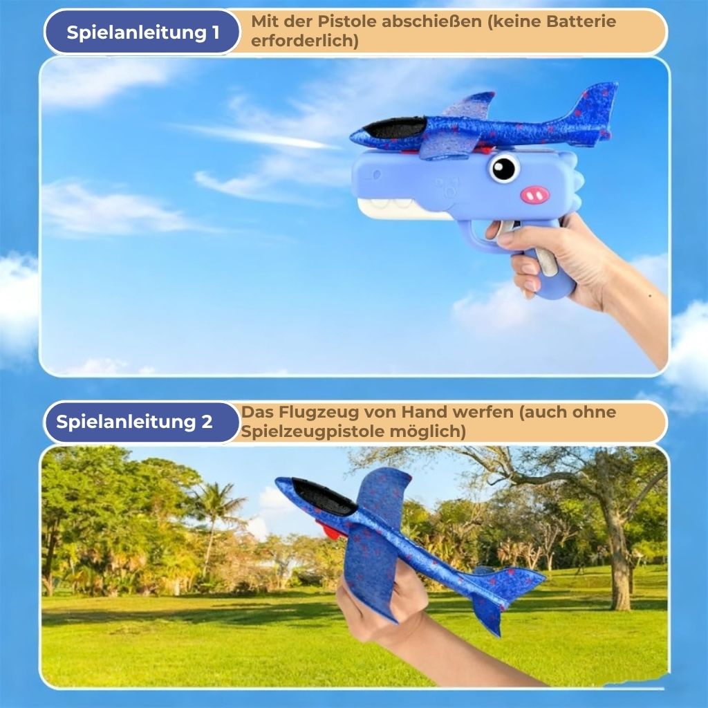 Dino Glider Flugzeug-Startrampe