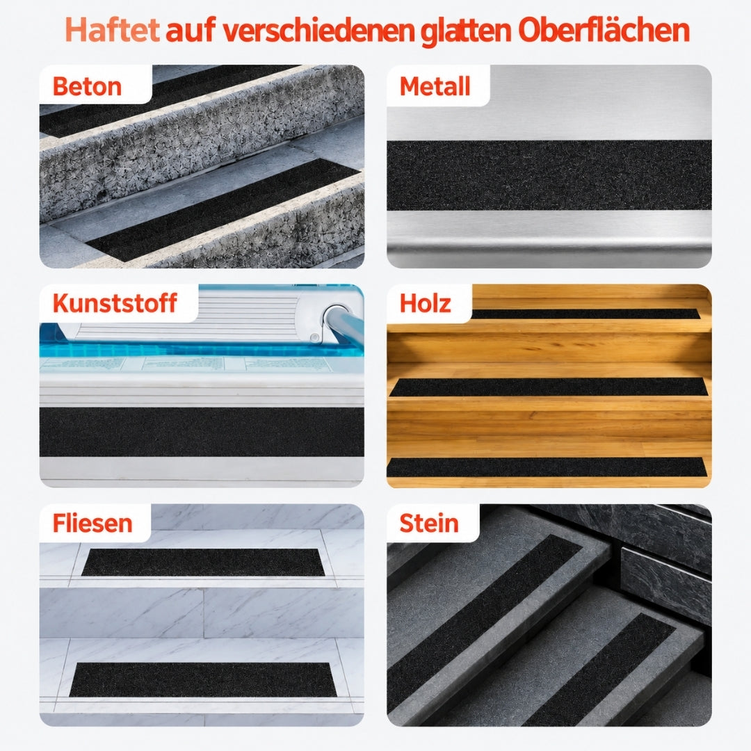 Treppen-Griptape – Stark haftende Rückseite – sowohl für den Innen- als auch für den Außenbereich geeignet