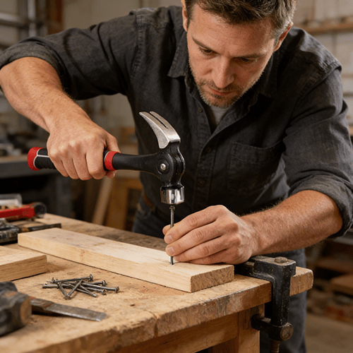 Multifunktionaler magnetischer Klauenhammer