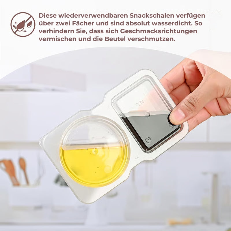 Wiederverwendbare Snackschale