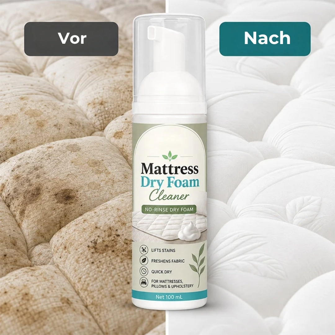 Trockenschaumreiniger für Matratzen – Wasserfreier Fleckenentferner