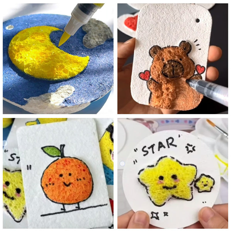3D-Zeichnung auf Papier