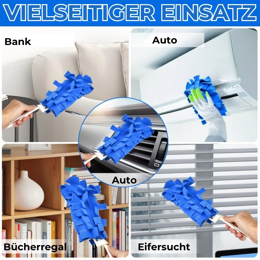 Set mit wiederverwendbaren Staubtüchern aus Fleece