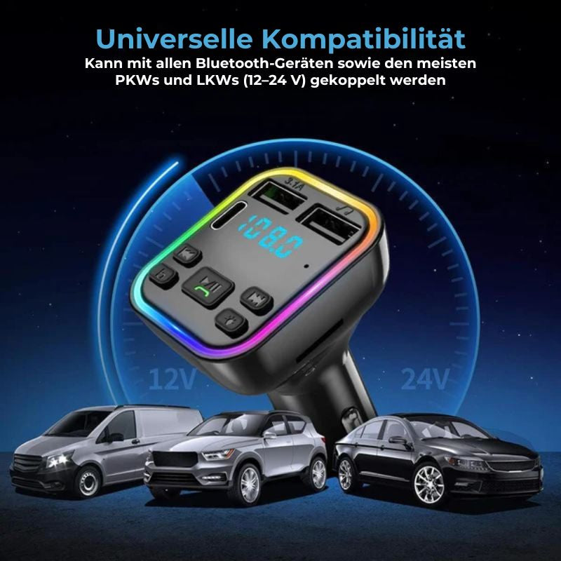 Bluetooth-FM-Autoadapter und -Ladegerät