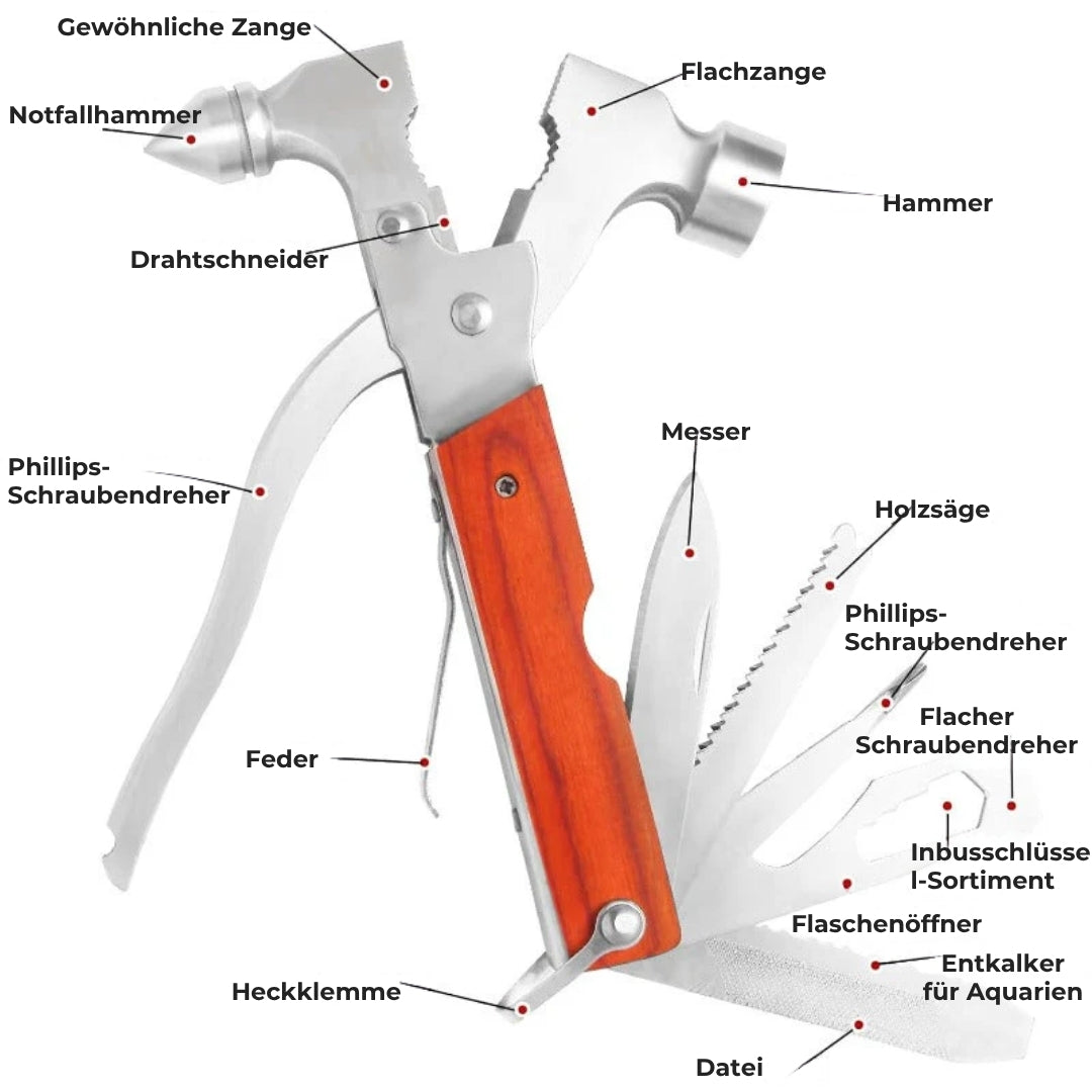 Survival-Multitool-Hammer (16-in-1)