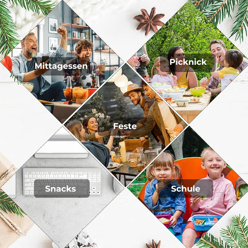 Wiederverwendbare Snackschale