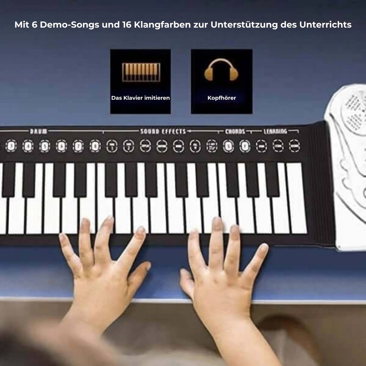 Tragbares Klavier – ausziehbar
