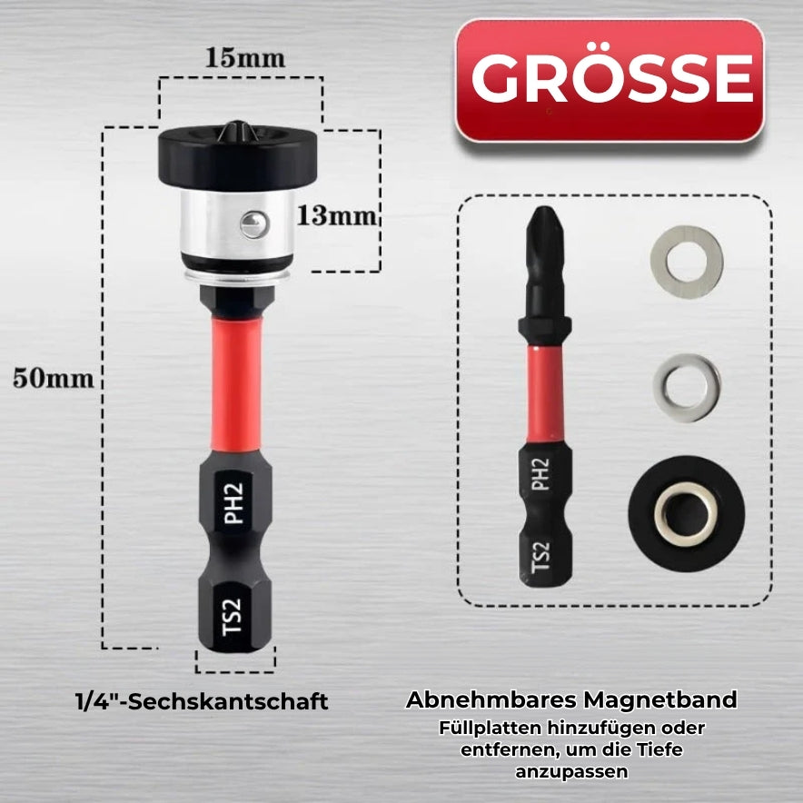 Magnetische S2-Stahlbohrer mit Tiefenbegrenzung