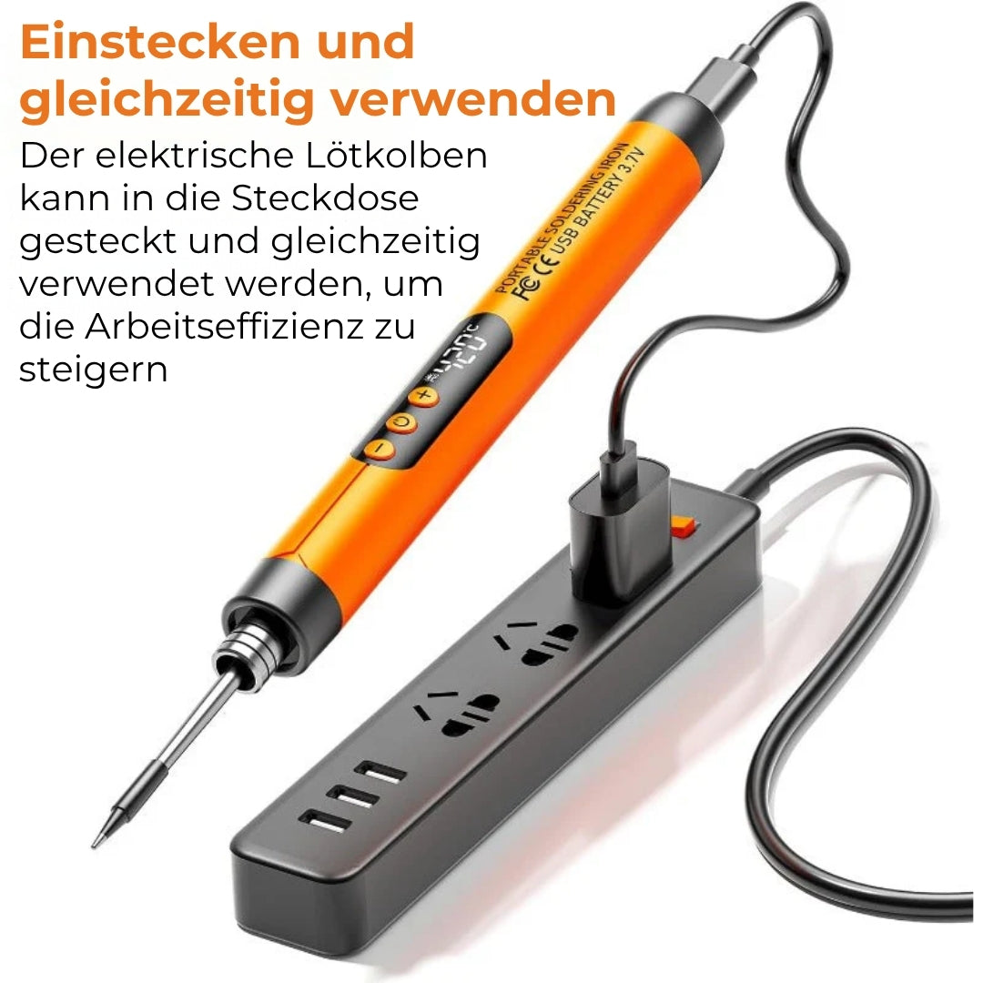 Wiederaufladbares, tragbares Löt-Set