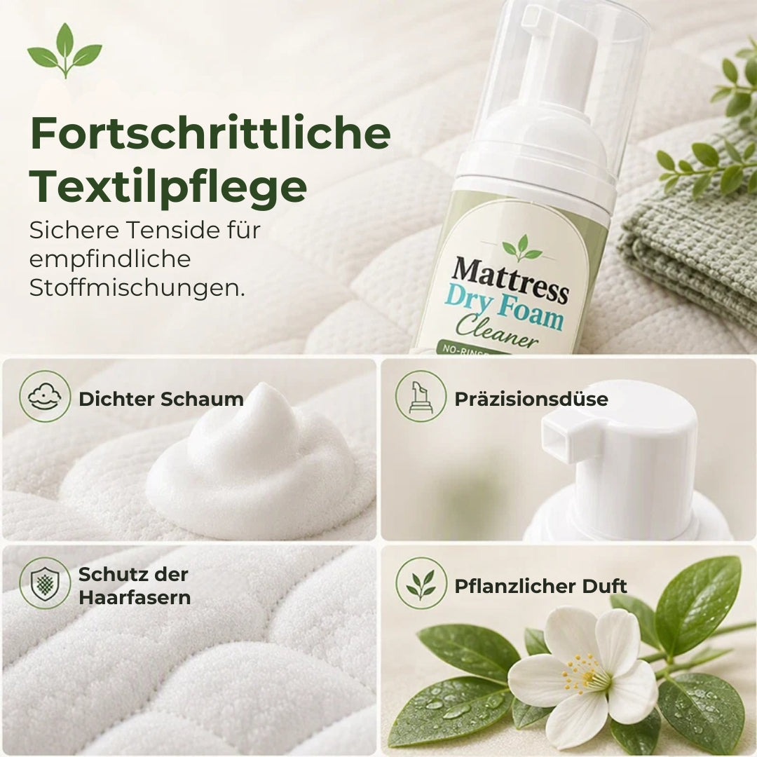Trockenschaumreiniger für Matratzen – Wasserfreier Fleckenentferner