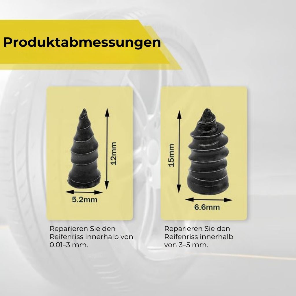 🔩60-teiliges Set mit Reifenreparaturnägeln in 2 Größen