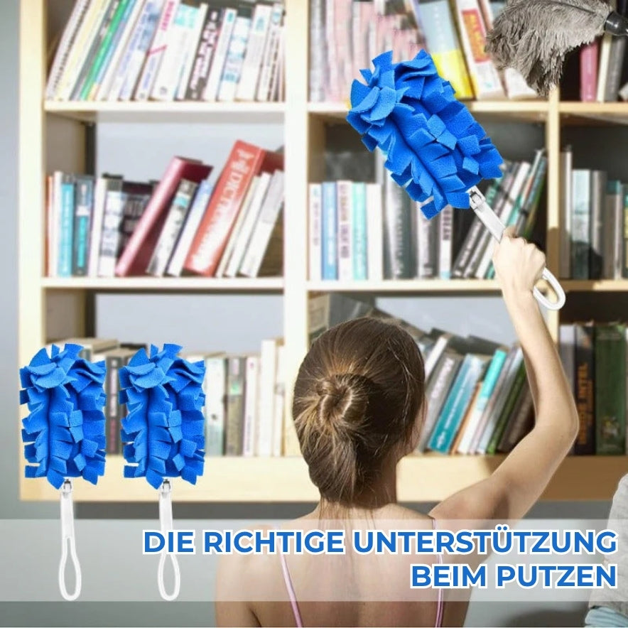 Set mit wiederverwendbaren Staubtüchern aus Fleece