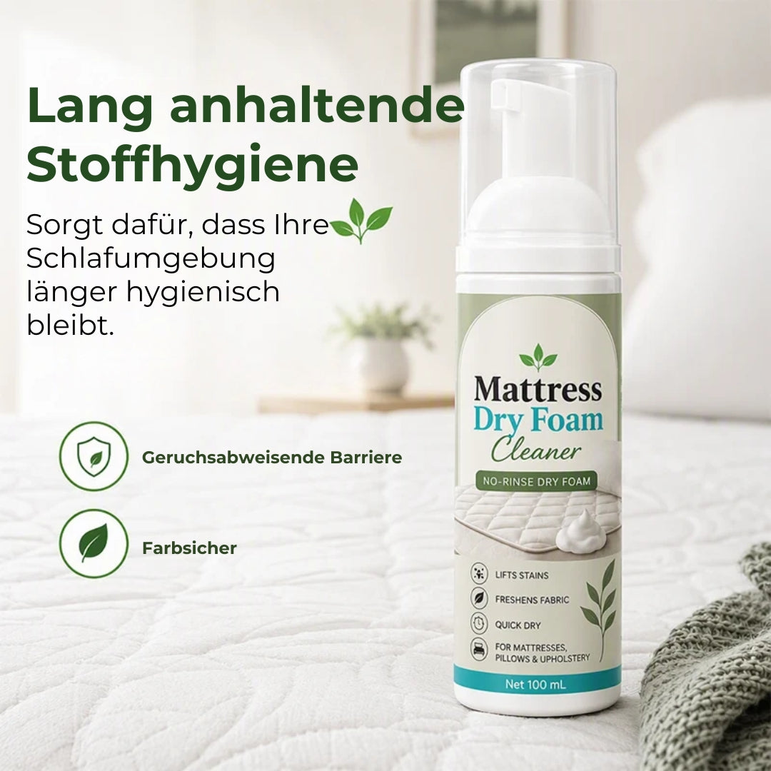 Trockenschaumreiniger für Matratzen – Wasserfreier Fleckenentferner