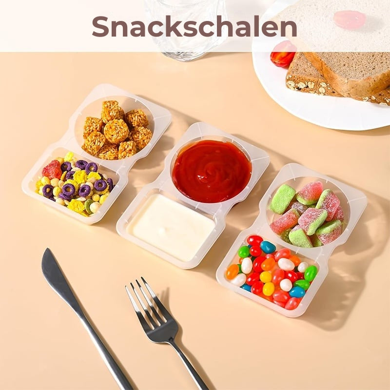 Wiederverwendbare Snackschale