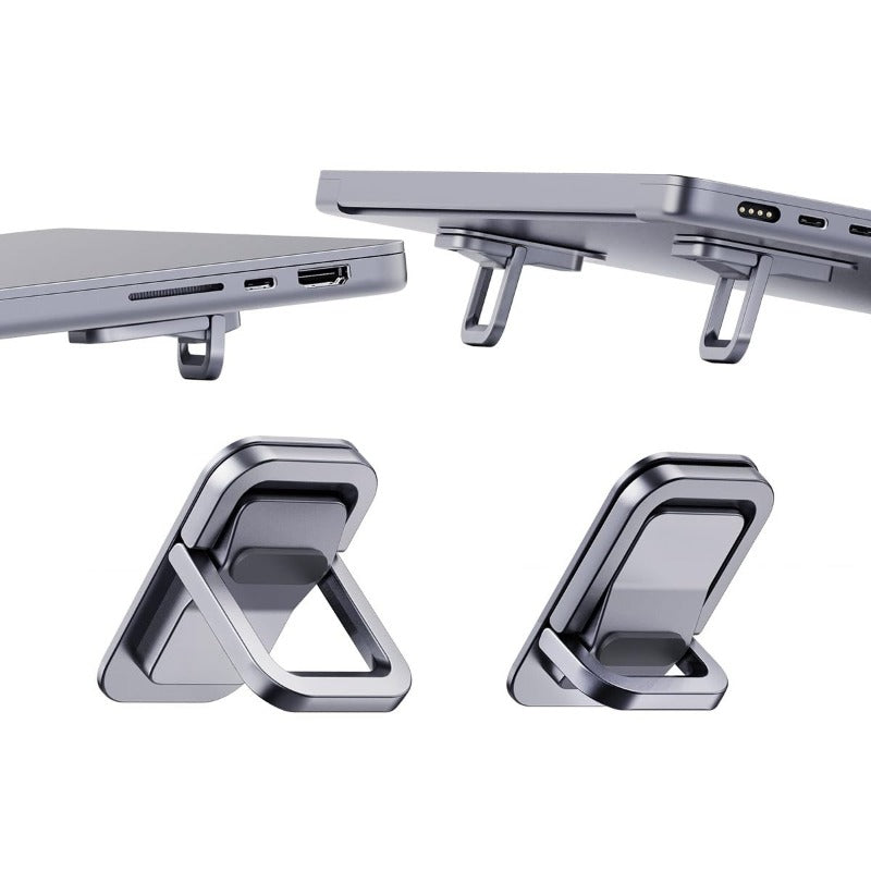 Unsichtbarer Laptopständer aus Aluminium (2 Stück)