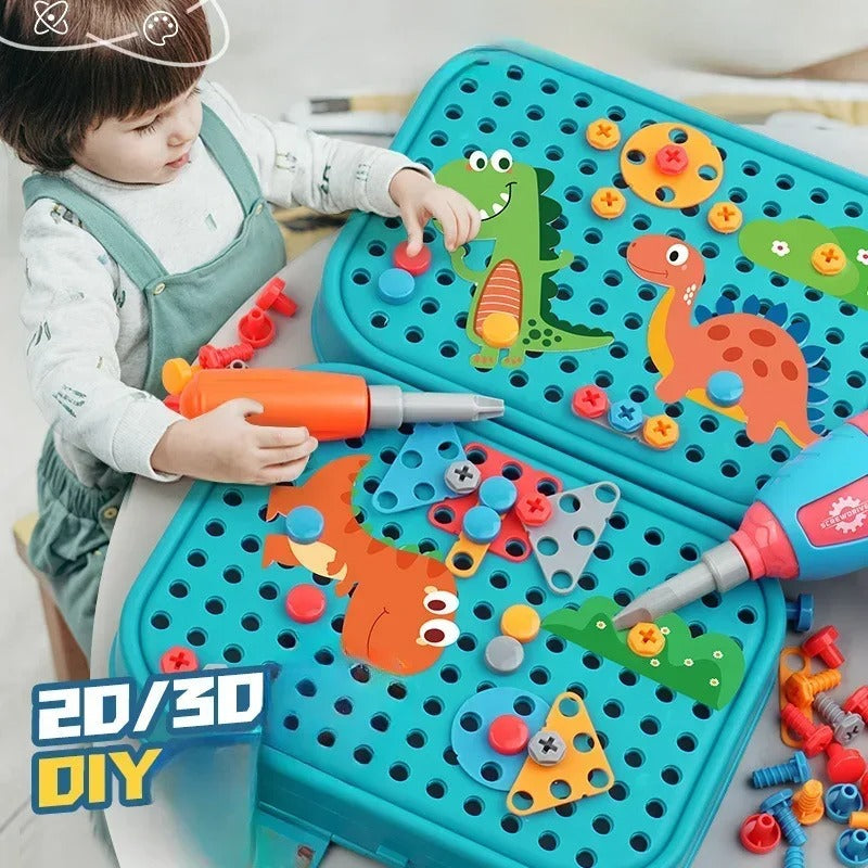 Bausatz für Kinder im niedlichen Dinosaurier-Design