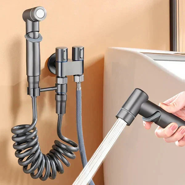 Toiletten-Bidet-Dusche mit Regelventil