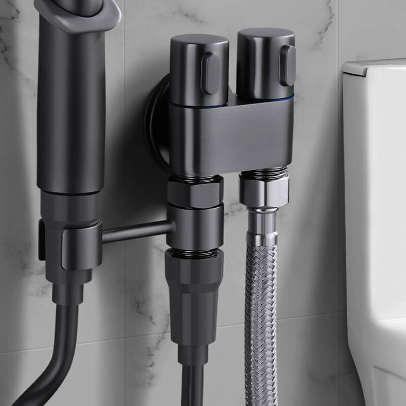 Toiletten-Bidet-Dusche mit Regelventil