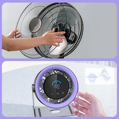 Leiser, tragbarer Tischventilator